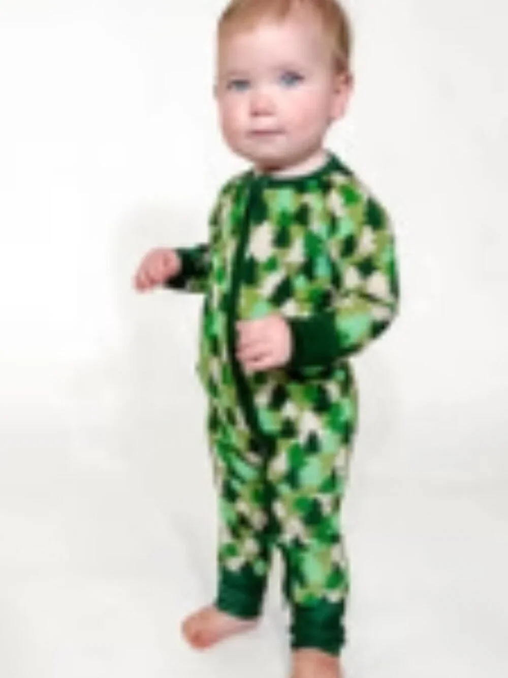 Goosies - L/S Zip Up PJ (Evergreen Camo)